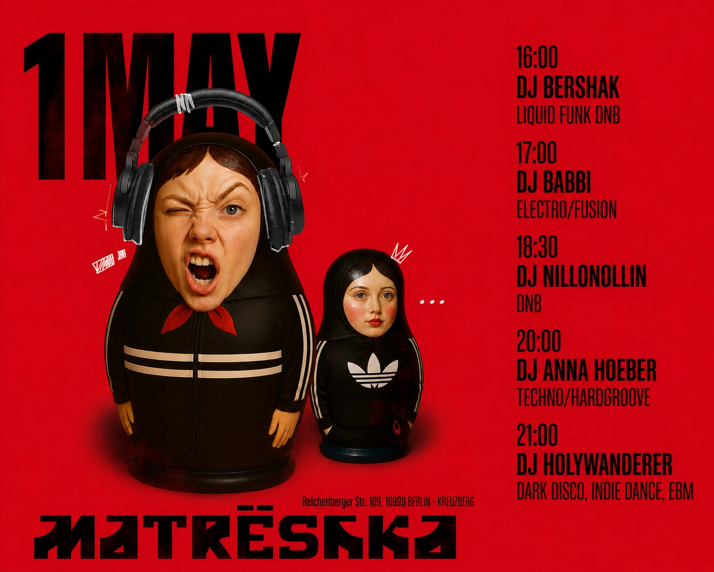 Tanz in den Mai X-Berg vs. Matreshka Bar