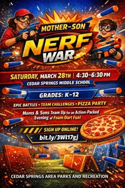 Mother Son Nerf War