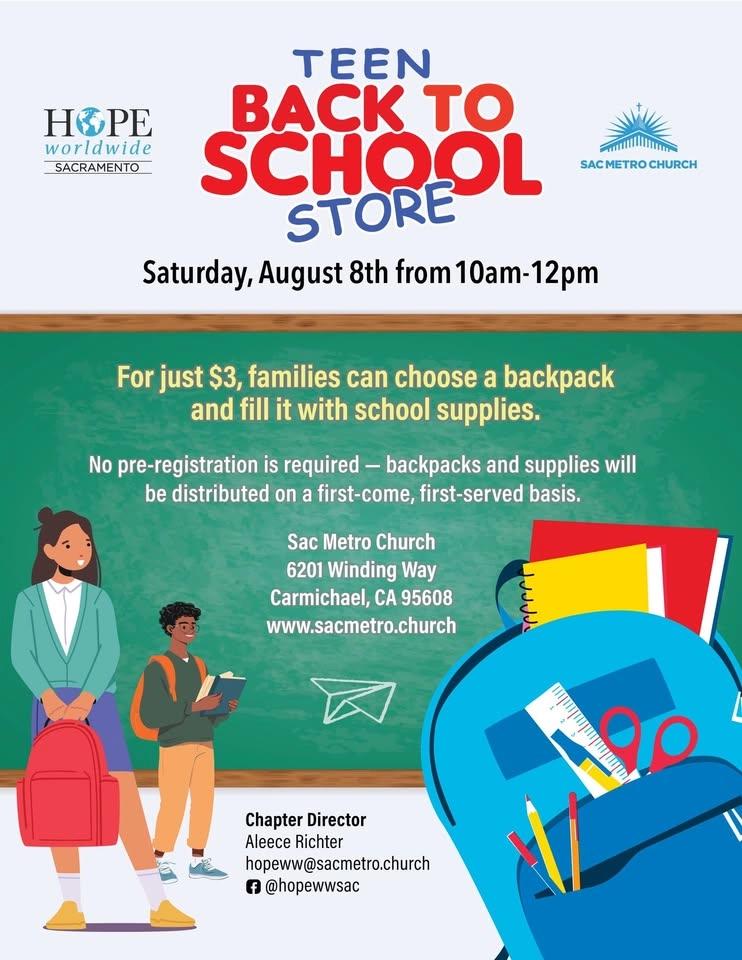 Teen Back to School Store