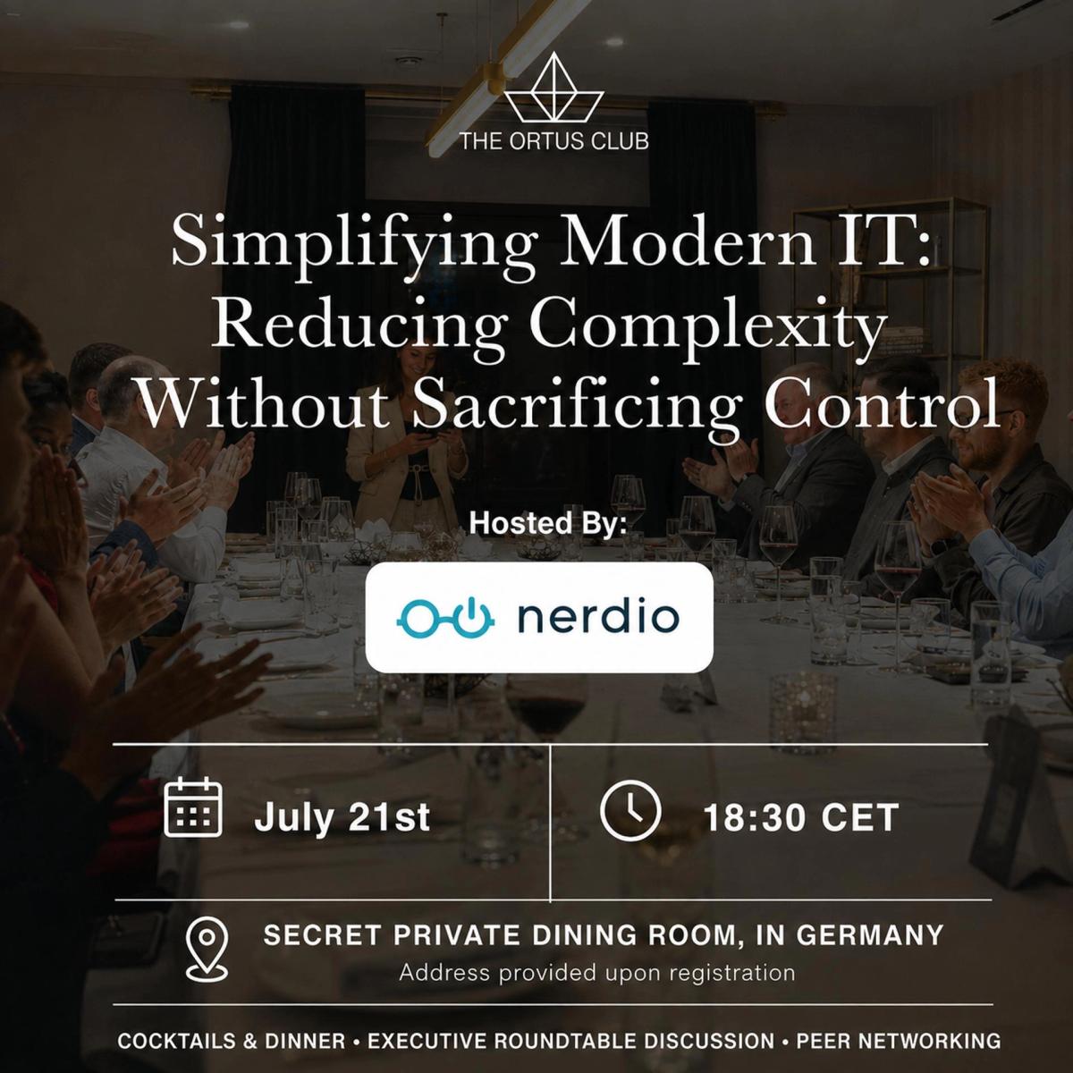 Join Us for an Exclusive Executive Dinner & Discussion