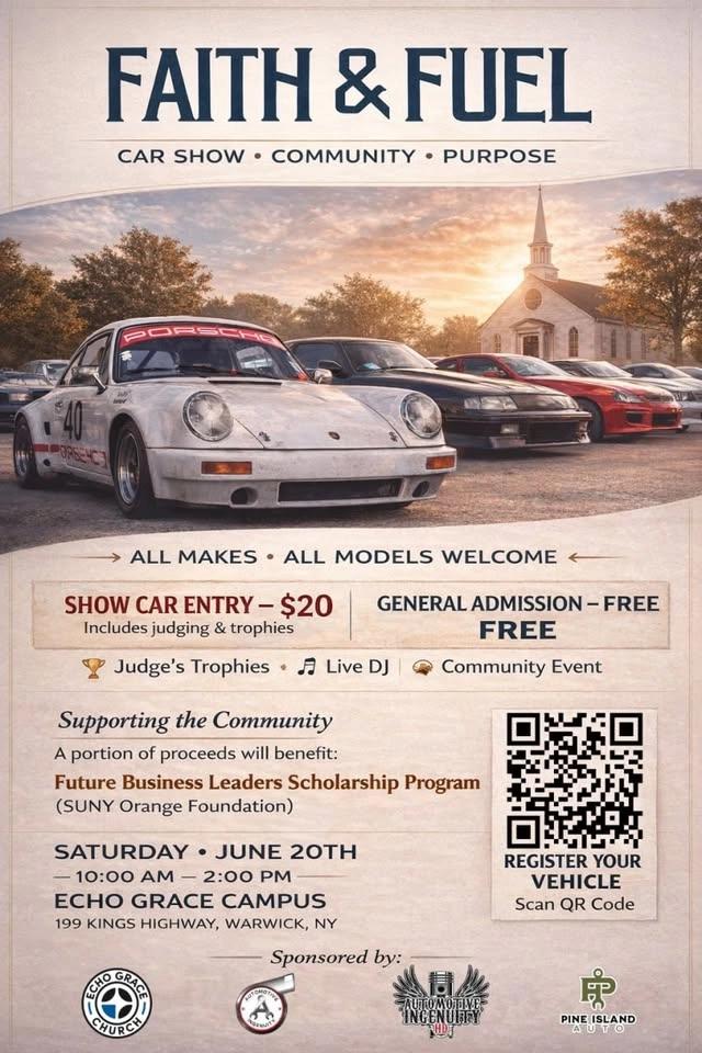 Faith and Fuel Car show