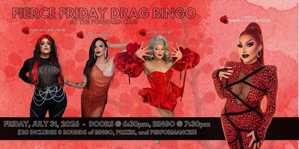 Fierce Friday Drag Bingo