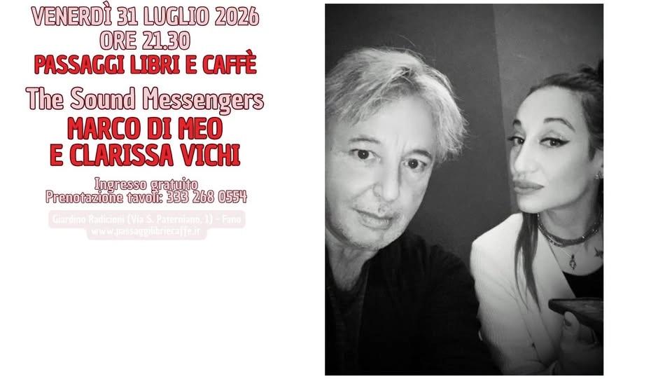 The Sound Messengers, Marco Di Meo e Clarissa Vichi in concerto