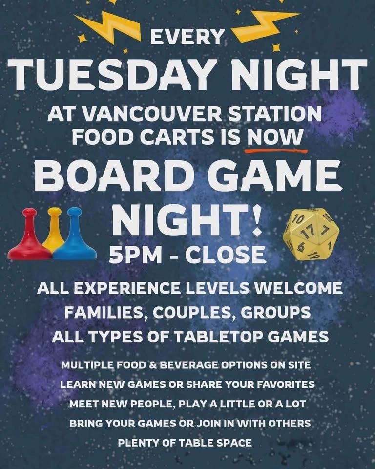 Board Games at Vancouver Station