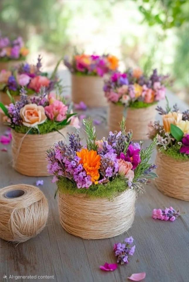 Make a flower arrangement