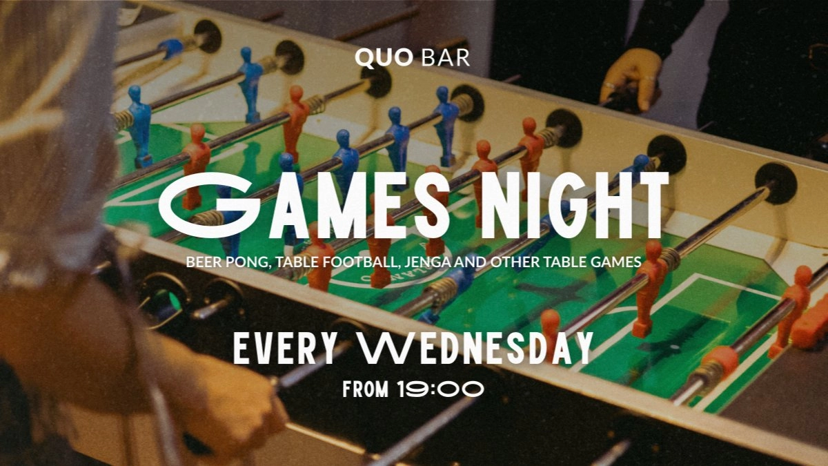 Games Night @ QUO Bar