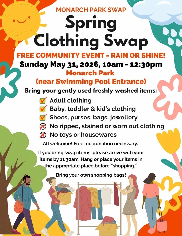 Monarch Park Spring swap