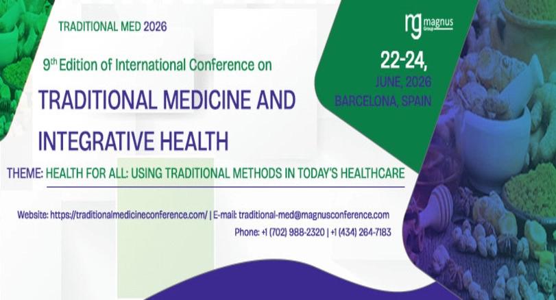 9th Edition of International Conference on Traditional Medicine and Integrative Health