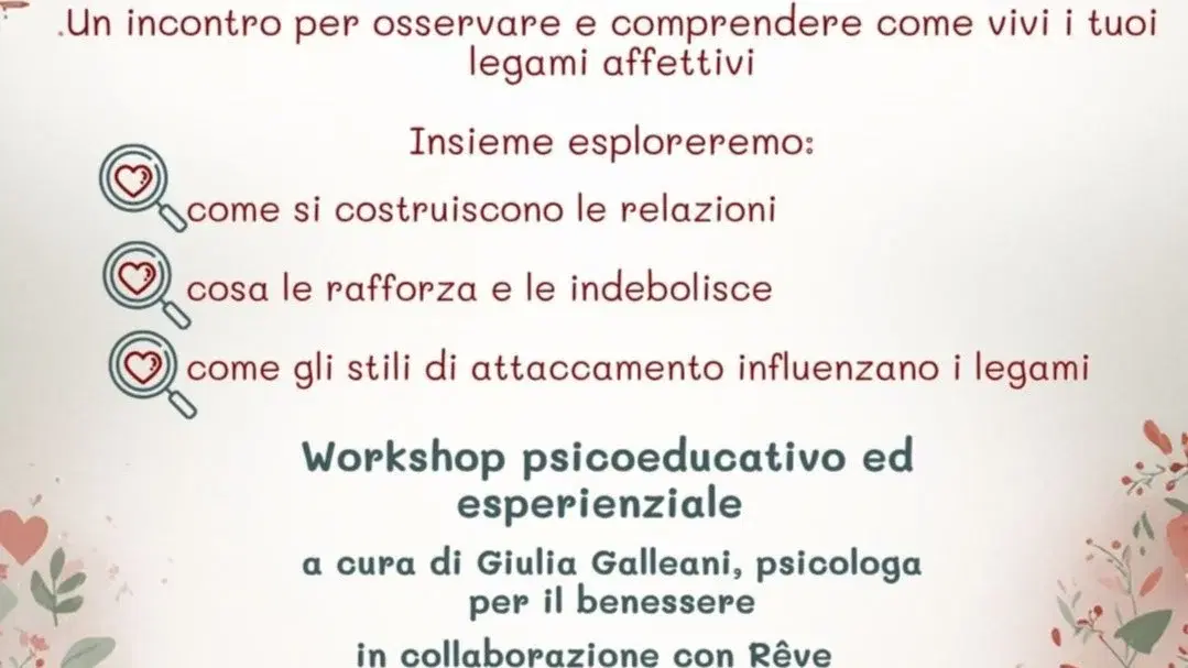 LEGAMI IN FIORE: perchè finiamo sempre nelle stesse tipologie di relazioni?