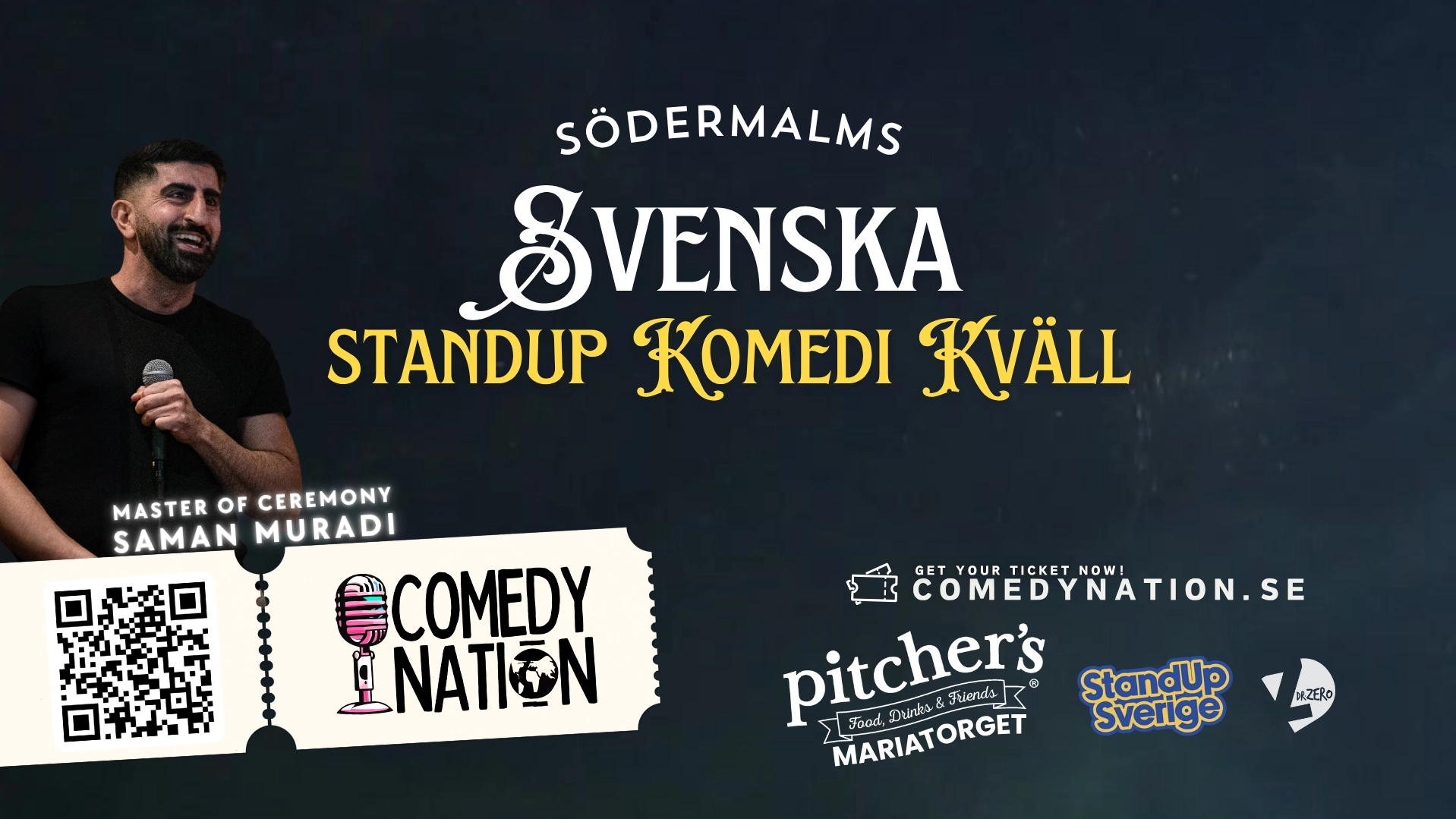 Södermalms Svenska Standup Komedi- Onsdag