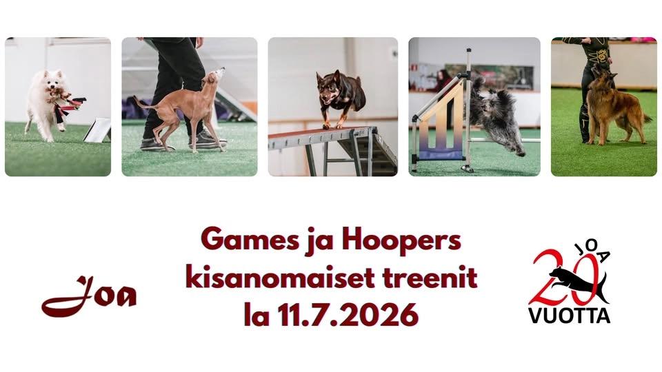 Games ja Hoopers kisanomaiset treenit