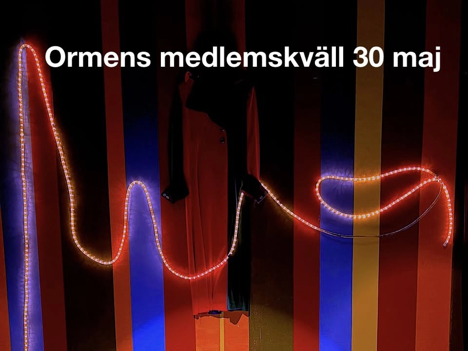 Scen Ormen medlemskväll