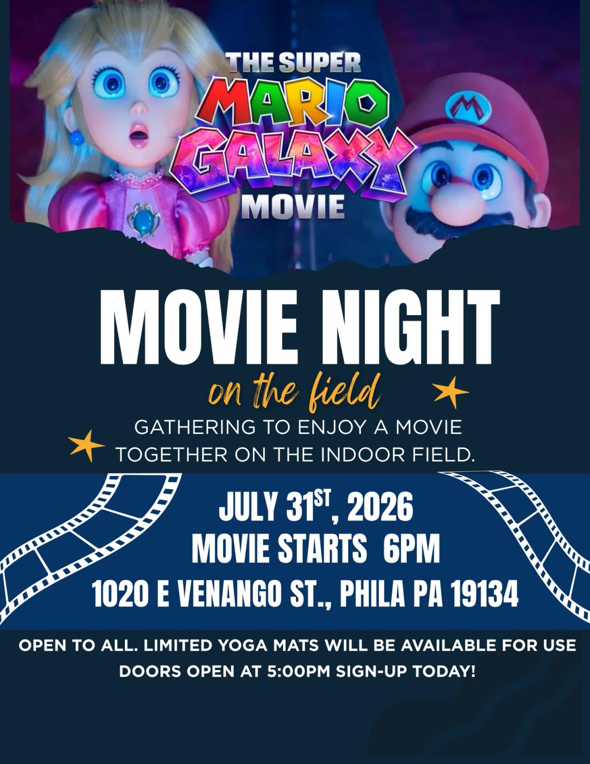 Super Mario Galaxy Movie Night!