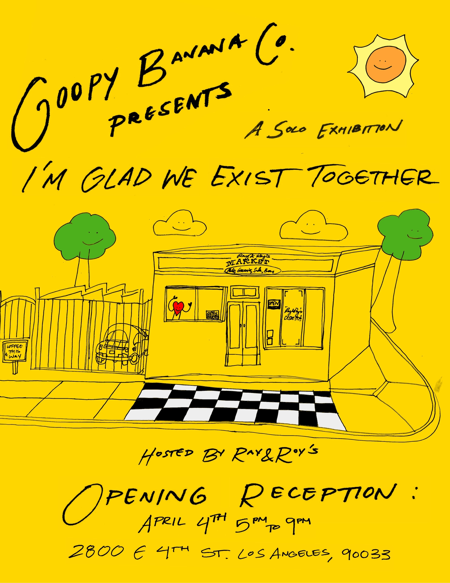 Goopy banana Co. Solo show