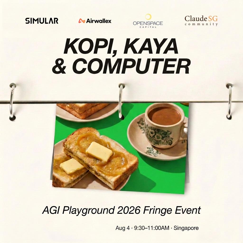 AGI Playground 2026 Fringe Event: Kopi, Kaya & Computer