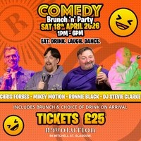 COMEDY BRUNCH n PARTY. GLASGOW.