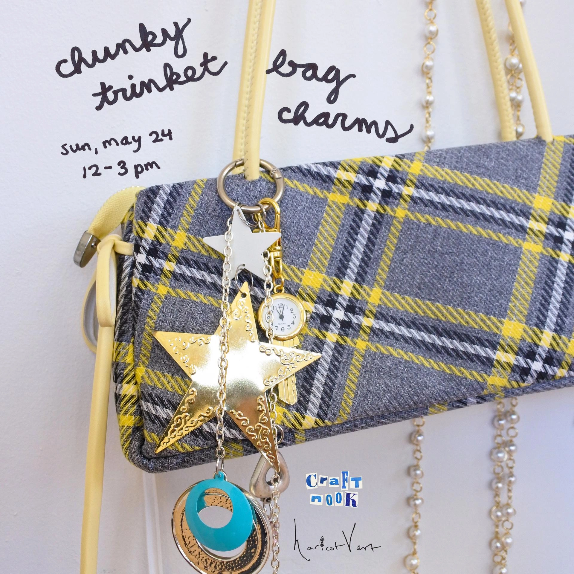 chunky trinket bag charms