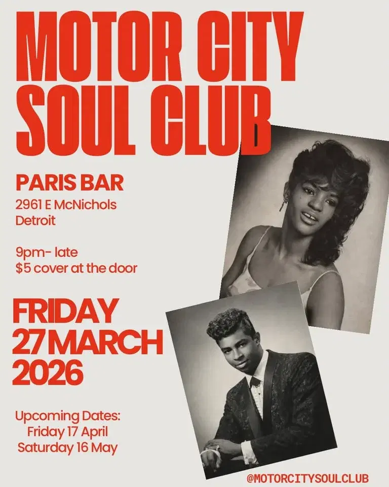 Motor City Soul Club March 2026!