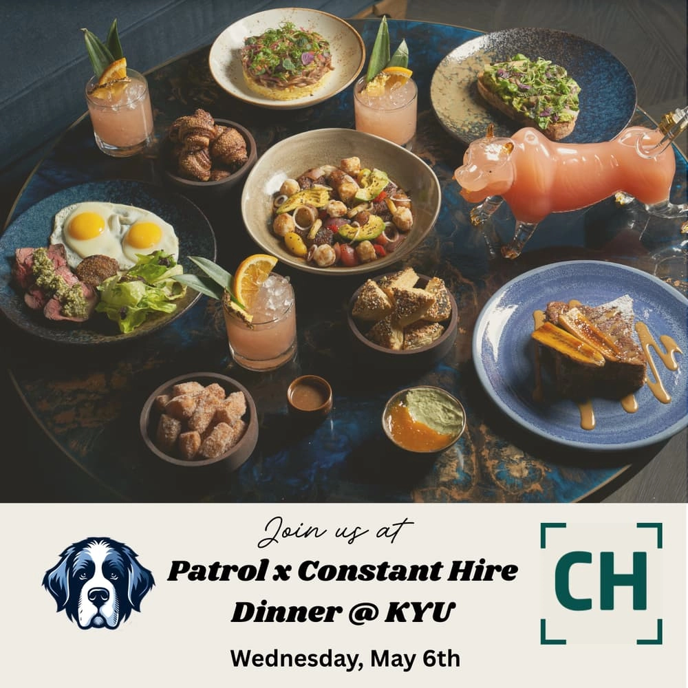 Chef's Table at KYU - Presented by Patrol x Constant Hire