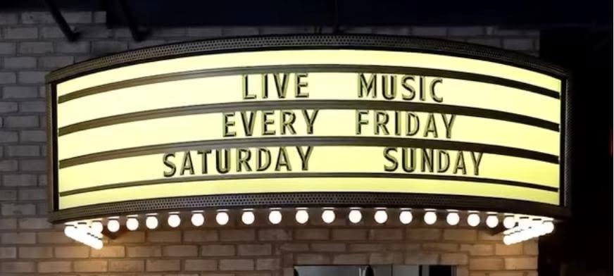 Live Music Every Friday, Saturday, and Sunday