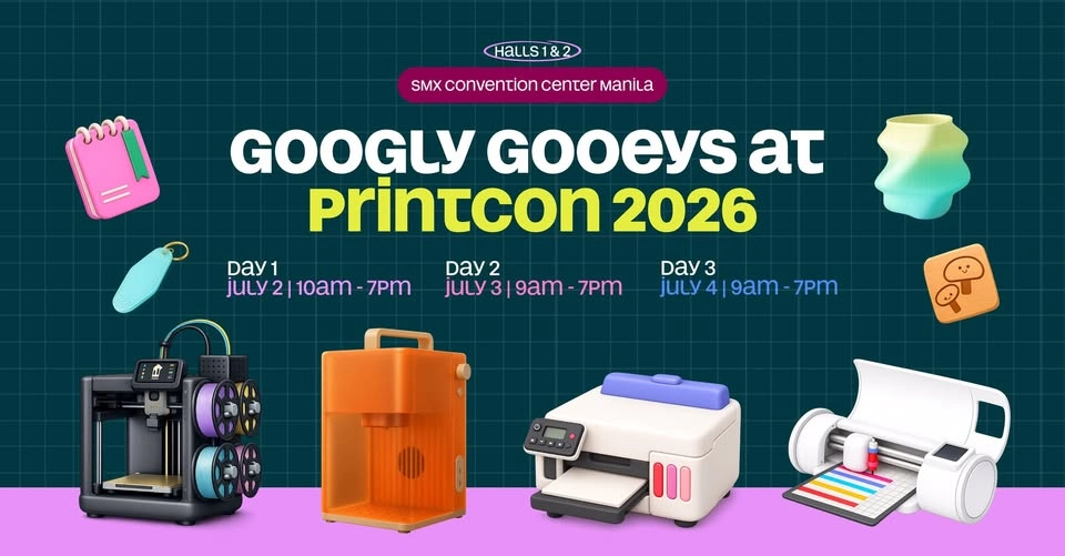 Googly Gooeys at PrintCon 2026