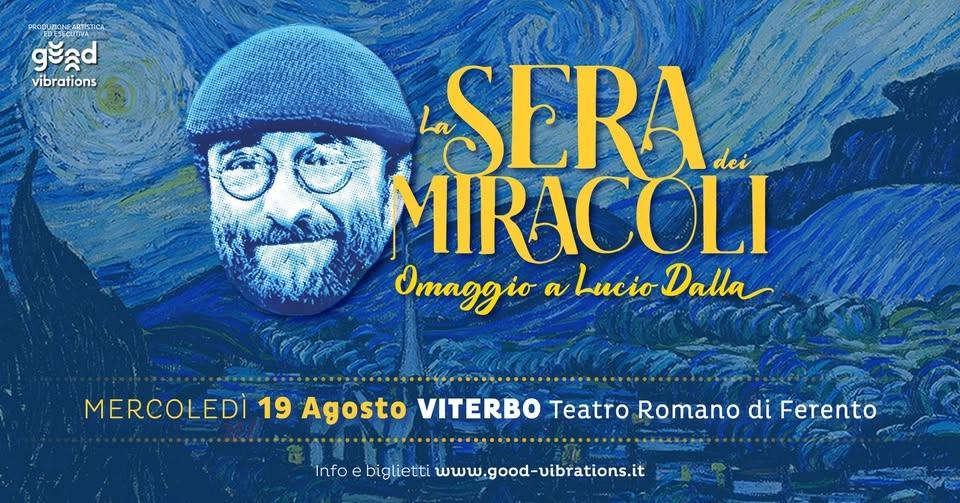 La sera dei miracoli - omaggio a Lucio Dalla @ Viterbo - Teatro Romano di Ferento