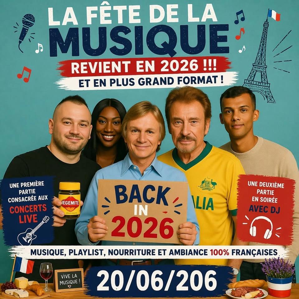 La Fete de la Musique 2026 - Melbourne