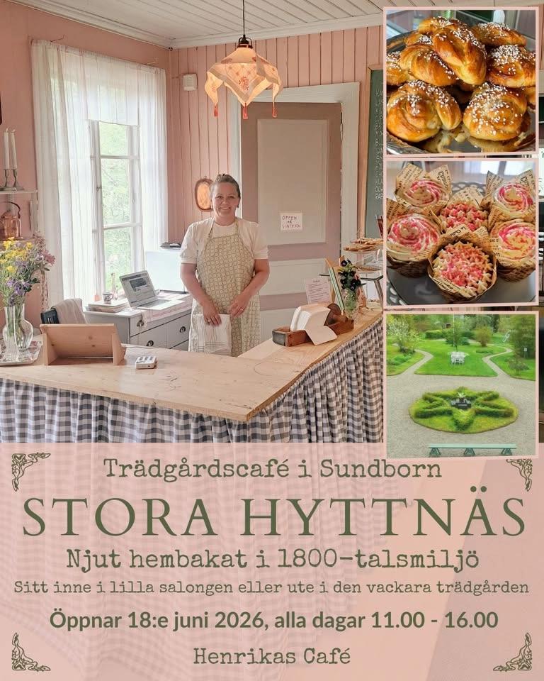 Salongs och trädgårdscafé på Stora Hyttnäs