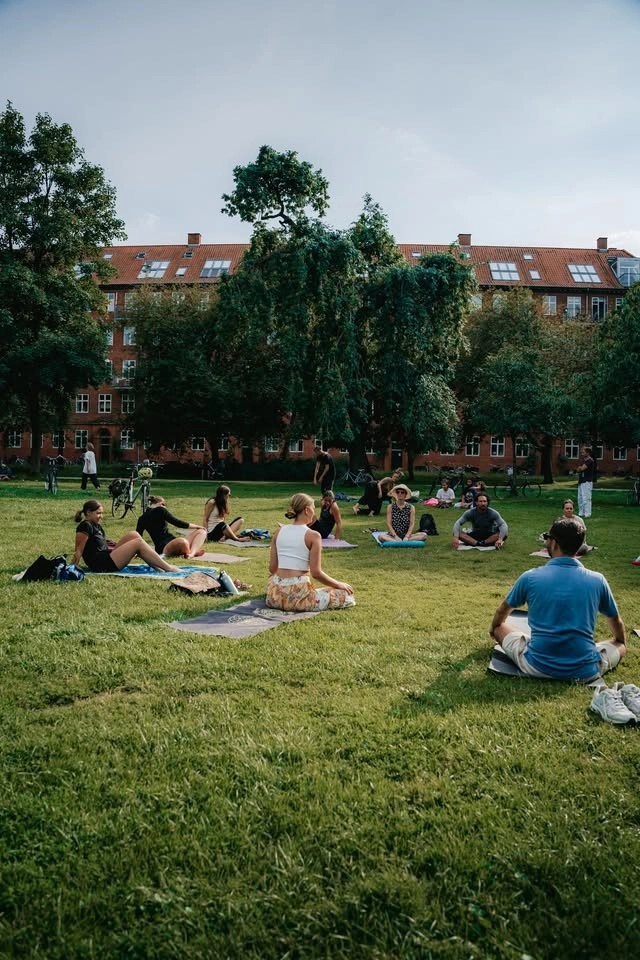 Donation Park Yoga Every Wednesday in May & June in Hans Tavsens Park Nørrebro🌳🌻
