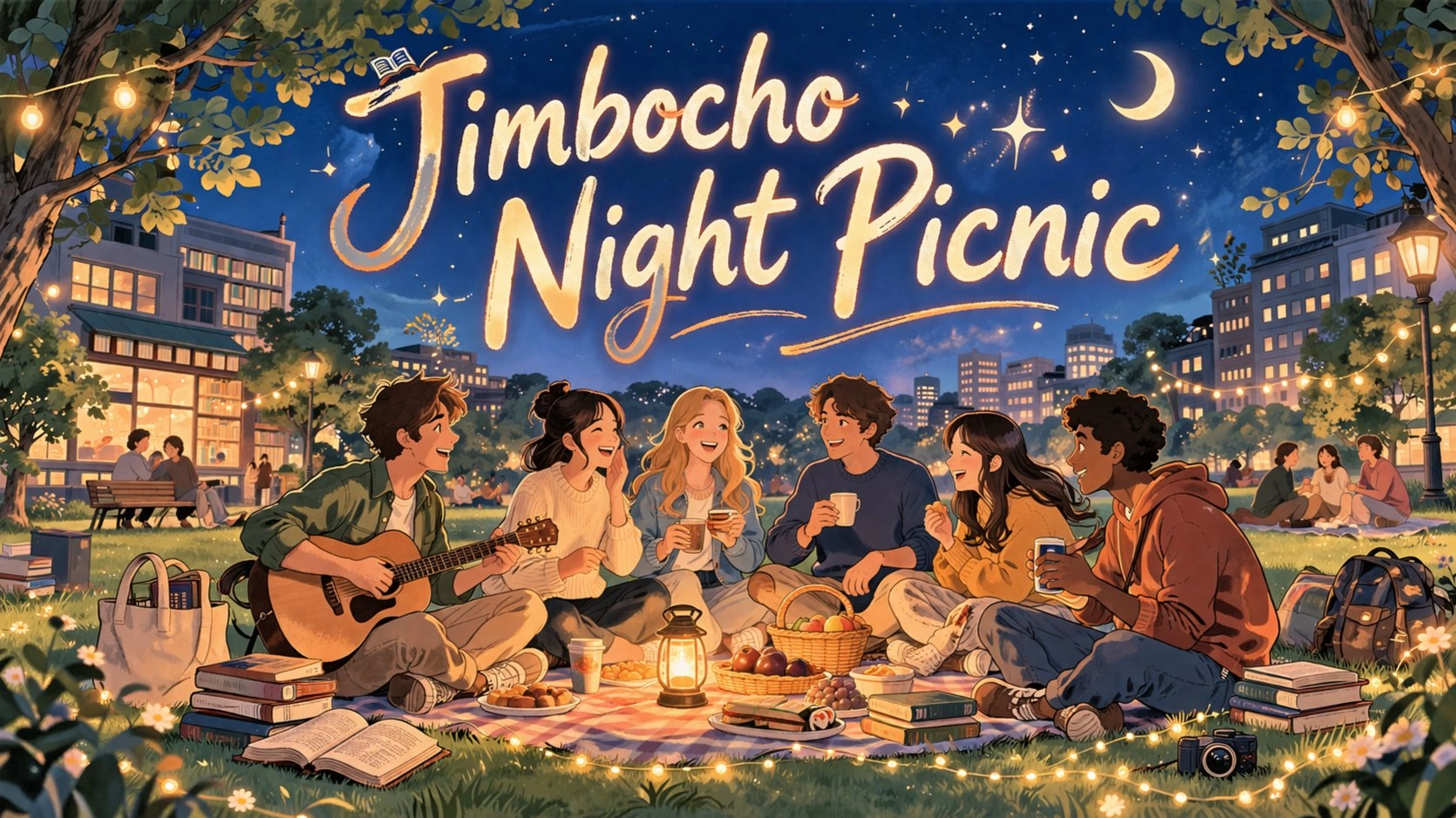 🌙🧺✨ Jimbocho Night Picnic