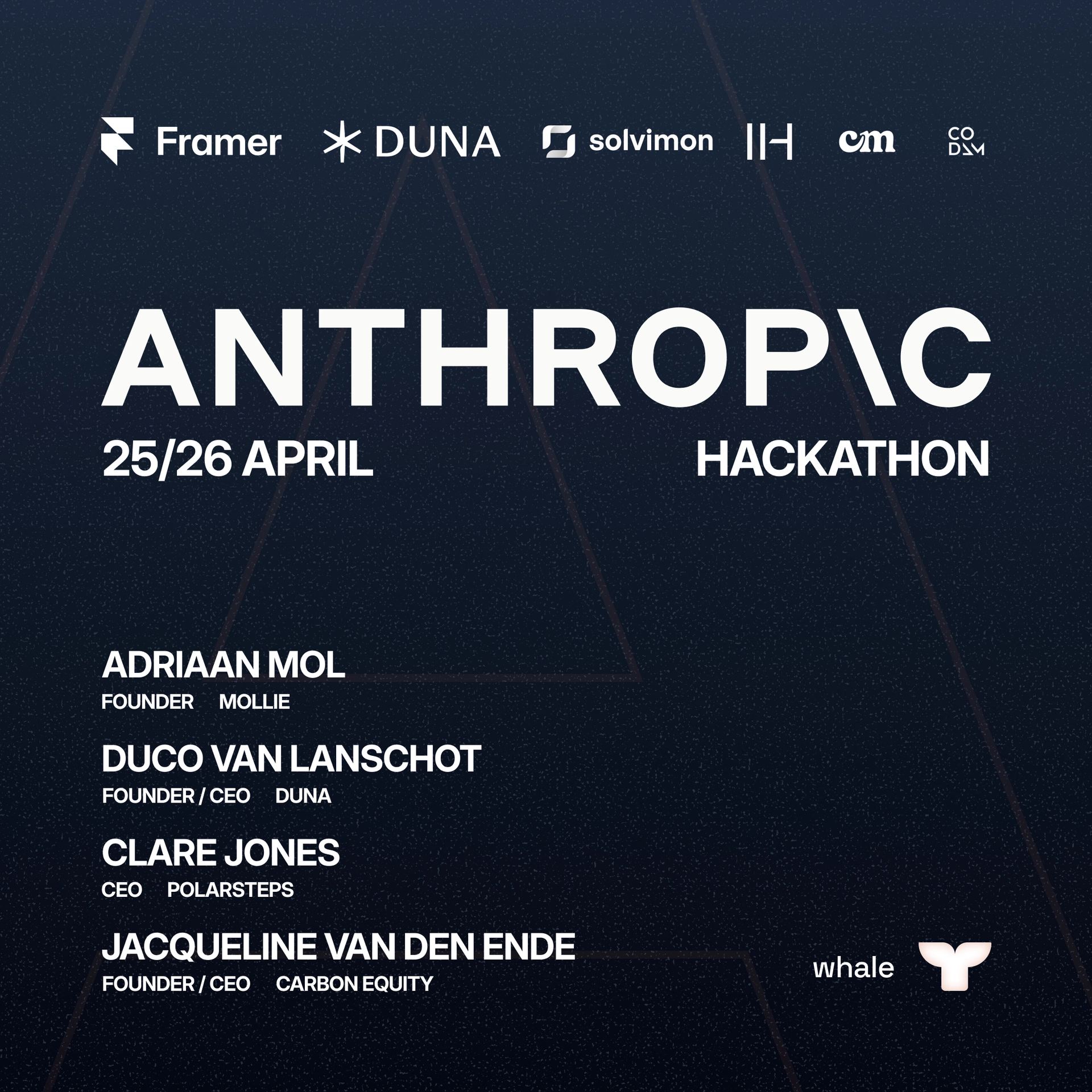Whale x Anthropic: Claude Code Hackaton - Amsterdam
