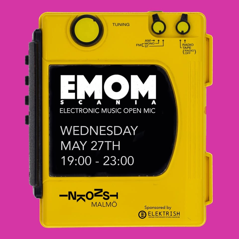 EMOM Scania – Electronic Music Open Mic | FRI ENTRÉ