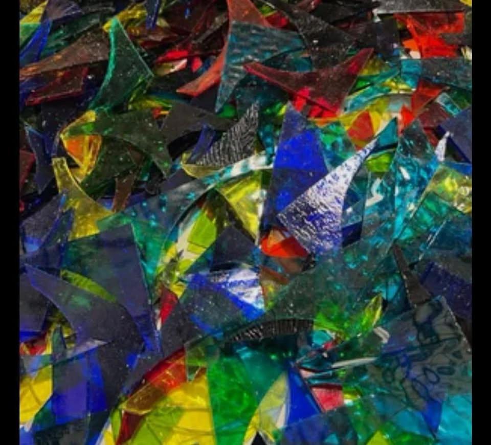 (FULL)Mosaic Class: Glass on Vintage Window