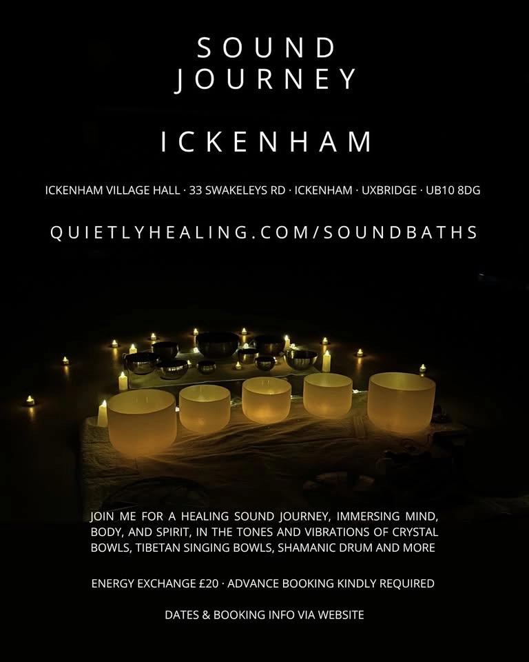 THURSDAY 16th JULY • Sound Bath • Ickenham Village Hall