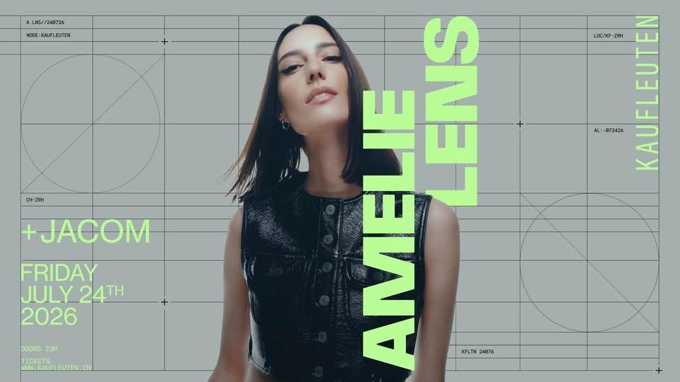 Amelie Lens | Kaufleuten Club