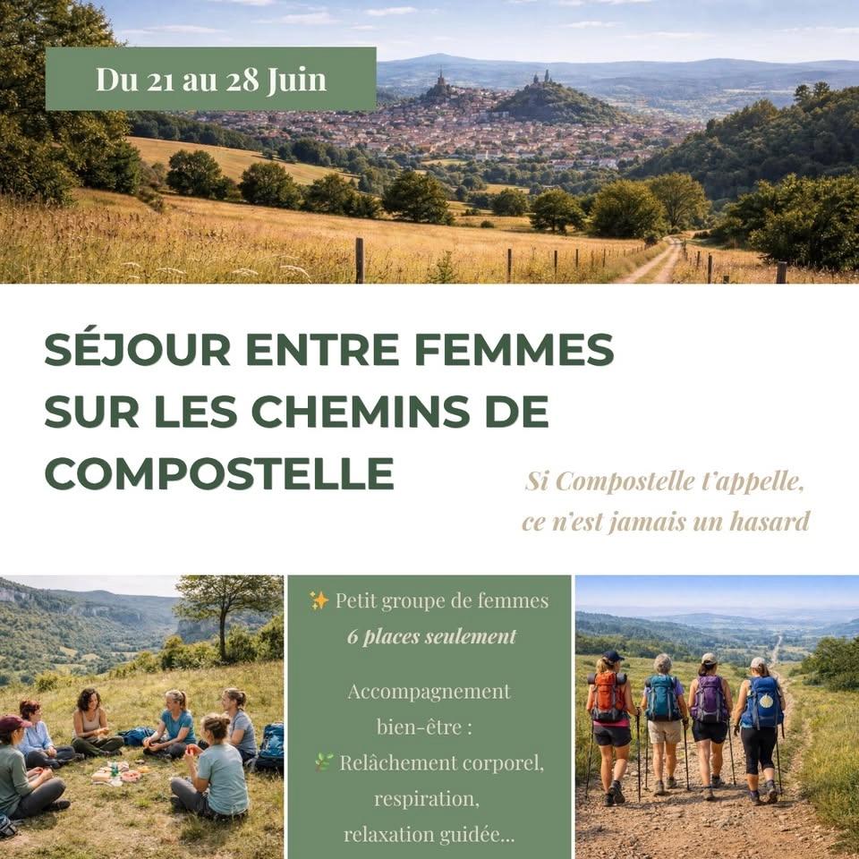 Séjour entres femmes sur les chemins de Compostelle