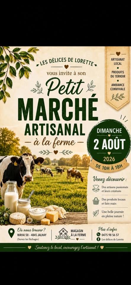 Marché artisanal à la ferme