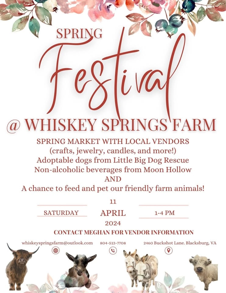 Spring Festival at Whiskey Springs Farm