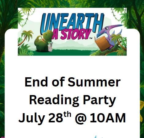 End of Summer Reading Party!