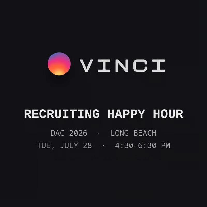 Vinci Recruiting Happy Hour at DAC 2026