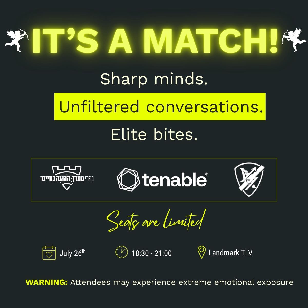 It's a match! | ICDA x Tenable | Tu BeAV & Cyber Meetup