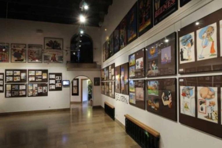 The Pemanent Exhibition of Muzeum Karykatury