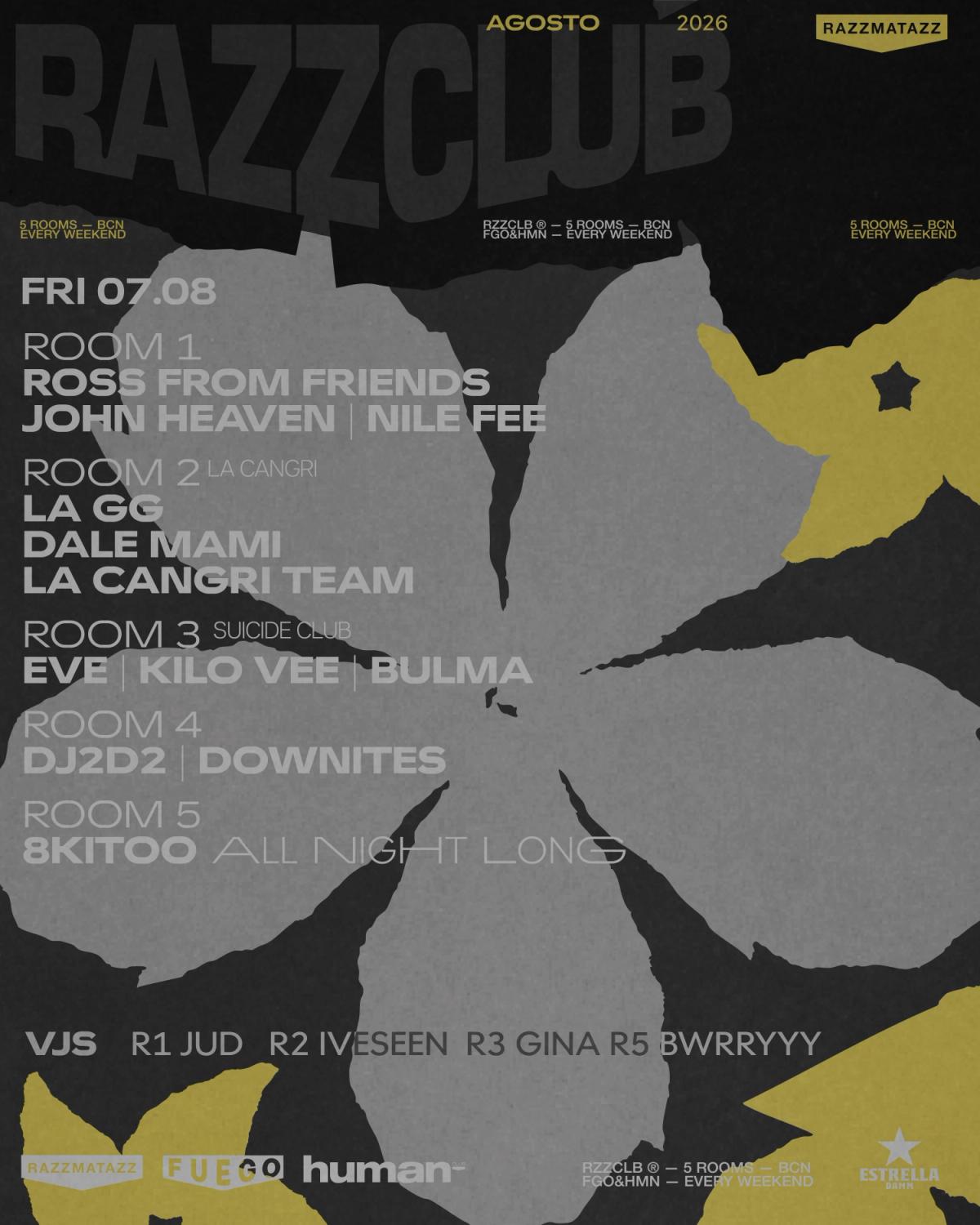 RAZZCLUBS: Ross From Friends + La Cangri: West Dubai + Suicide Club: EVE & more