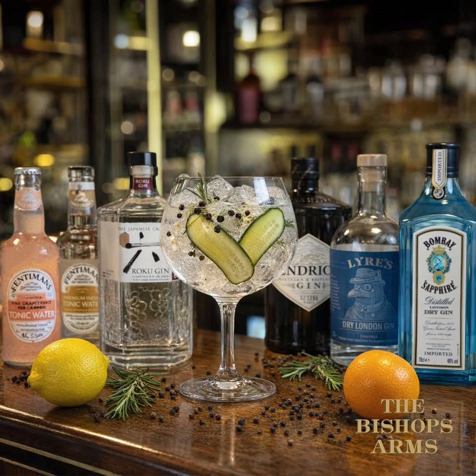 Välkommen till Gin & Tonic‑vecka på The Bishops Arms