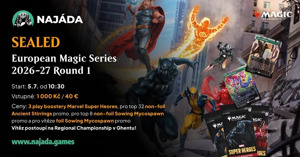 European Magic Series RCQ | 2026-27 Round 1 Marvel Super Heroes Sealed