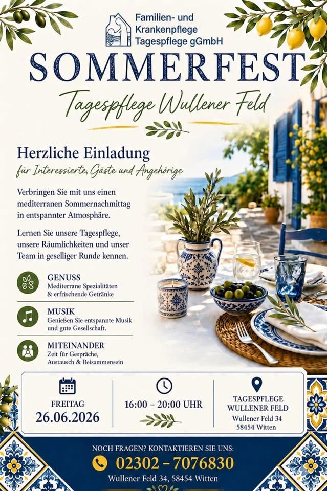 Sommerfest der Tagespflege Witten
