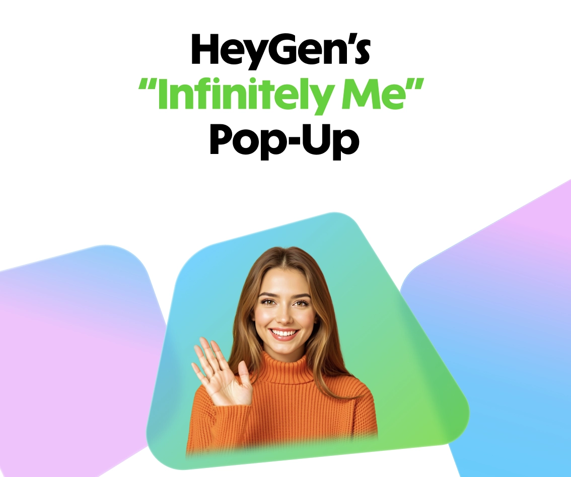 HeyGen’s “Infinitely Me” pop-up is coming to London! Get your own digital twin