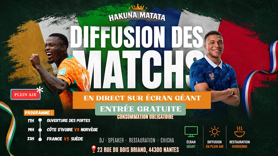 Hakuna Matata – Fan Zone | Cote D’Ivoire / France
