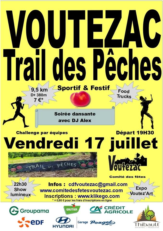 Trail des pêches de VOUTEZAC