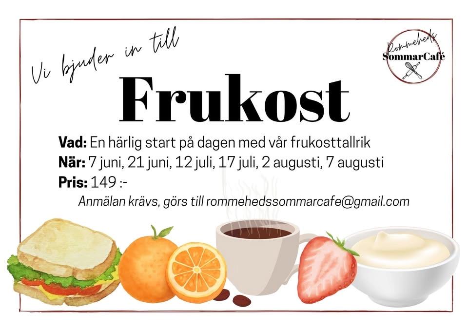 Frukost på caféet!